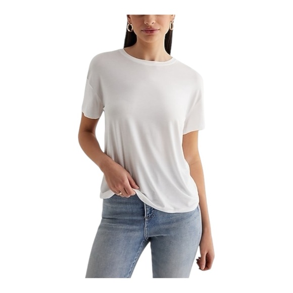 Express Tops - Express Supersoft Relaxed Crew Neck Tee sizes small
